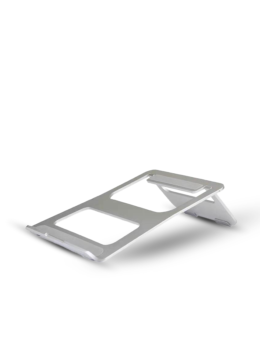 alu_lappy_holder__e1355_1 ALU LAPPY HOLDER - Ergonomic Aluminum Laptop Holder with Rubber Pads for Stability - Image 1