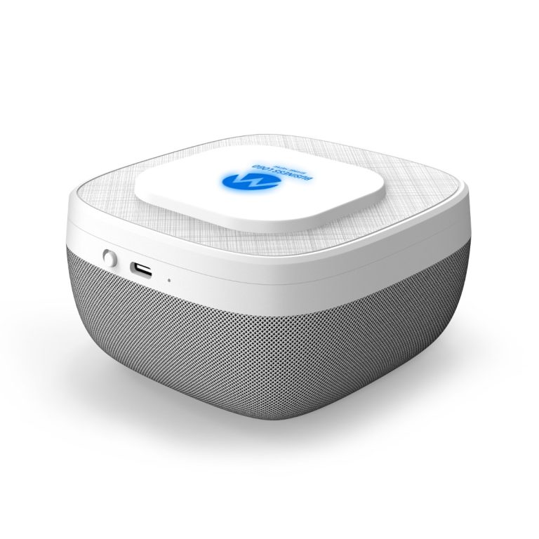 BOOM SOUND - Powerful 5W Speaker with 15W Wireless Charger and Light-Up Logo - Image 5