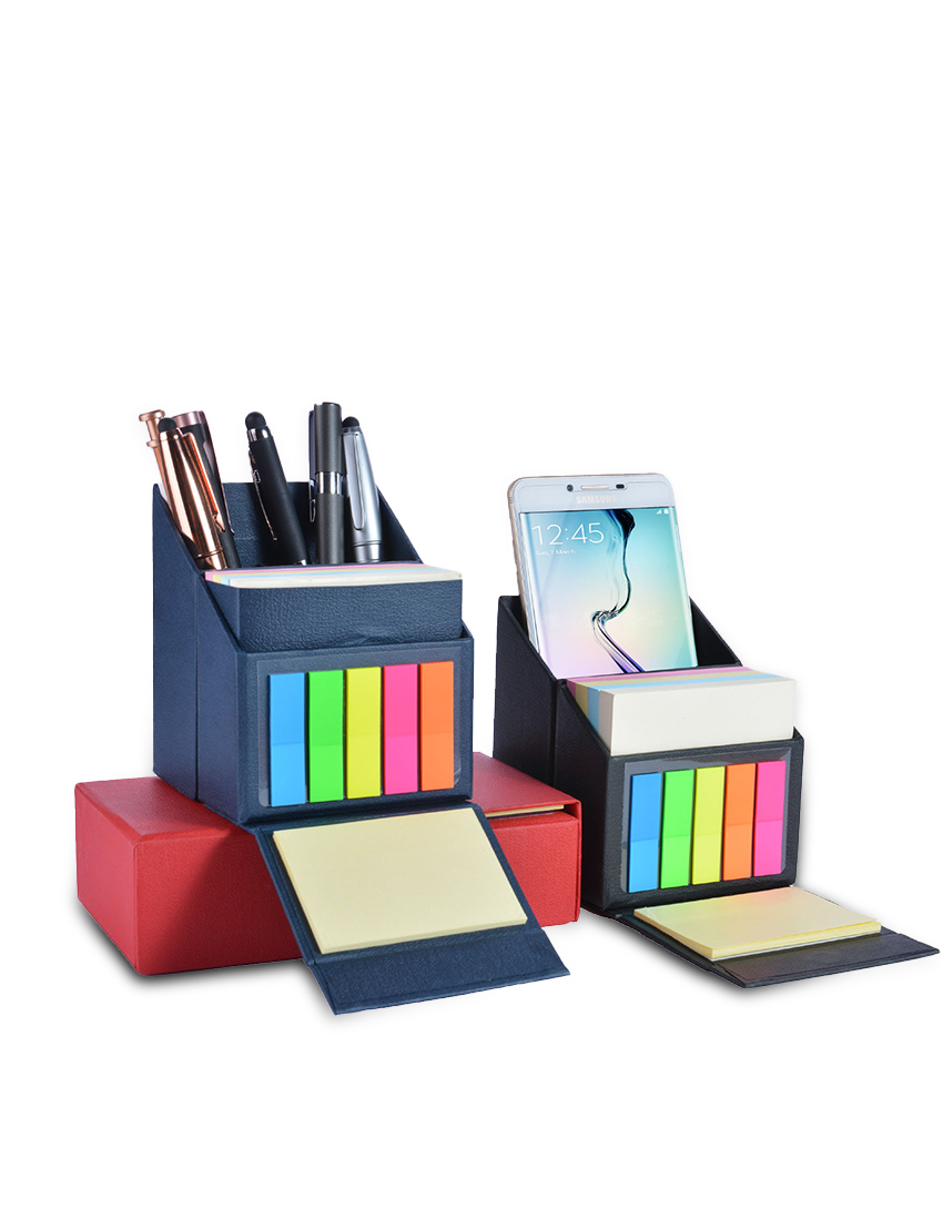 recta_desktop_e6020_4 RECTA DESKTOP - Natural Paper Notepad with Cardboard Holder & Magnetic Closure - Image 1