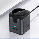 8n1 HUB – Gunmetal Multi-Port Charging Hub with Integrated MagSafe Wireless Charging & 100W Type-C Power - Image 3