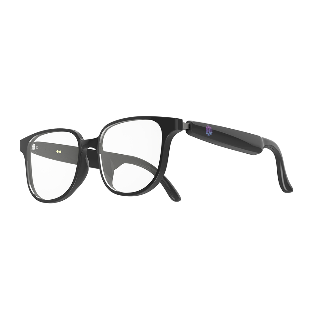 E5106-3 AI-GLASS – Smart Clear Glasses with AI Chat, Language Translation, Removable Prescription Lenses & Bluetooth Connectivity - Image 1