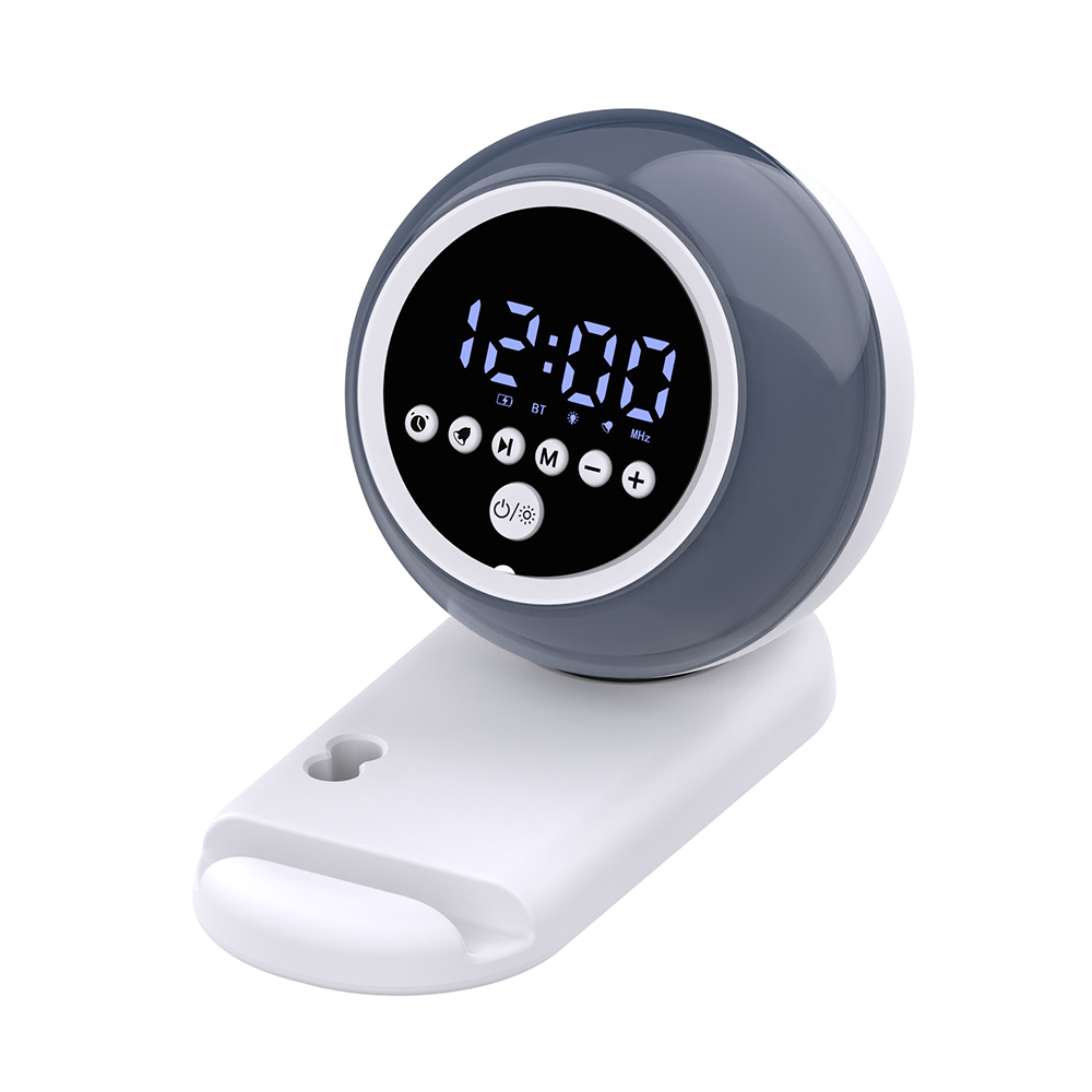 E5117-4 LUNA – Multifunctional Bluetooth Speaker with JL 5.3 Chip, RGB Ambient Light, Alarm Clock & Phone Stand - Image 1