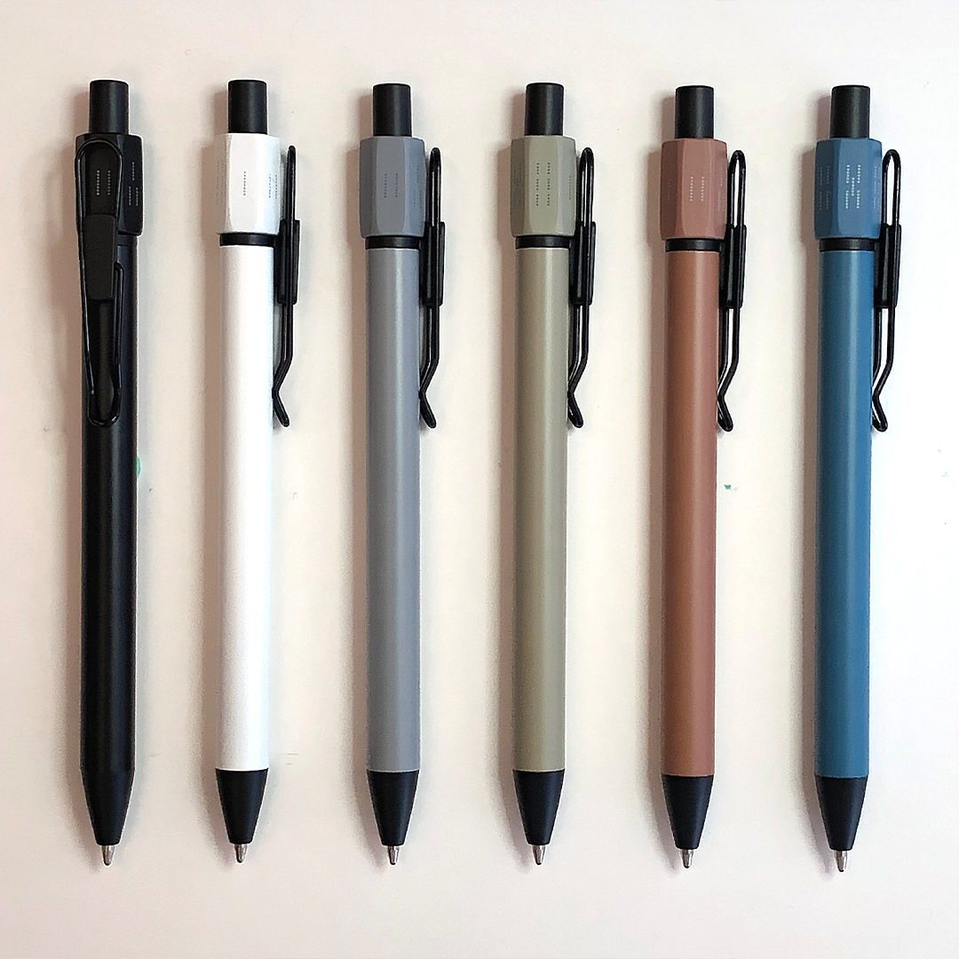 2 HEXASPINNER PEN – Push Action Ballpoint Pen with Hexagonal Fidget Spinner, Matte Lacquered Aluminum Barrel - Image 1